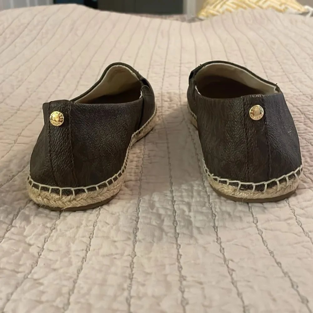 Michael Kors Palm Tree Espadrille Loafers Size 10